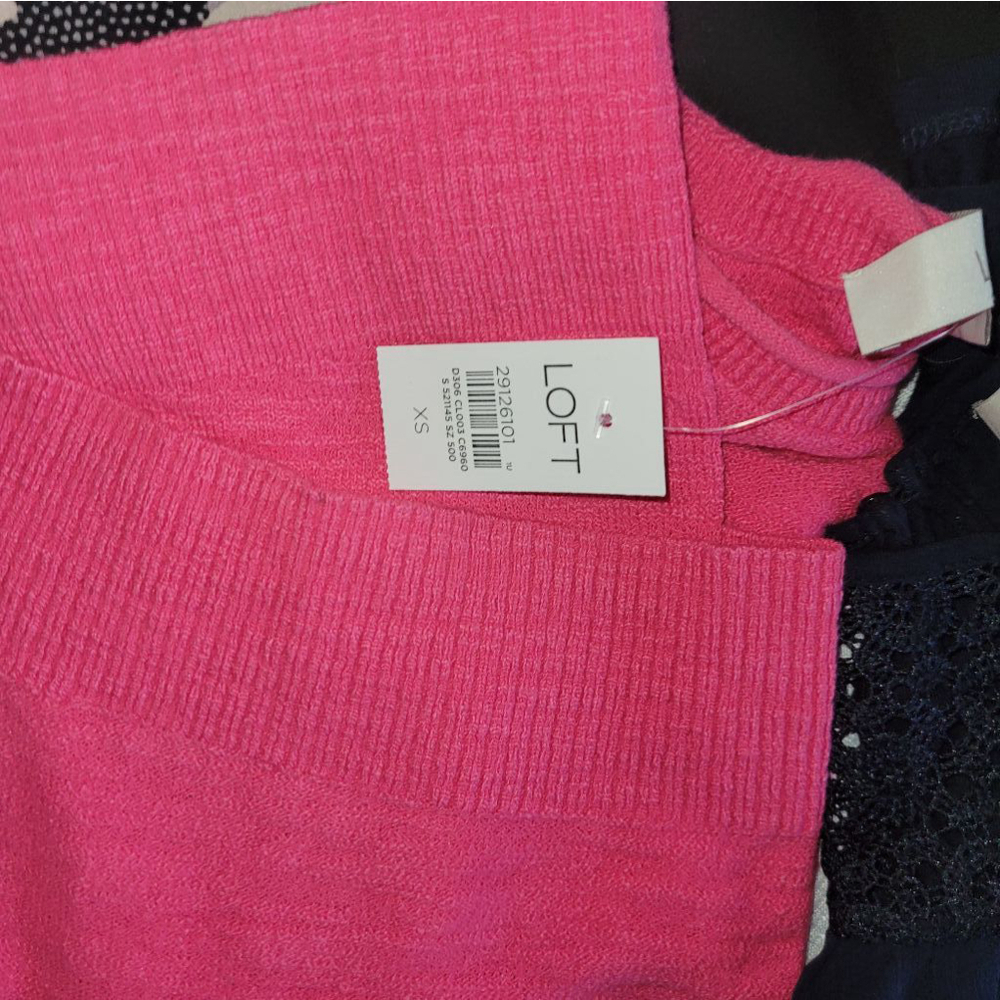 Women's LOFT & L.O.G.G. Clothing Bundle - Size XS/S/6 - Black/Pink/Gray - Picture 5 of 6